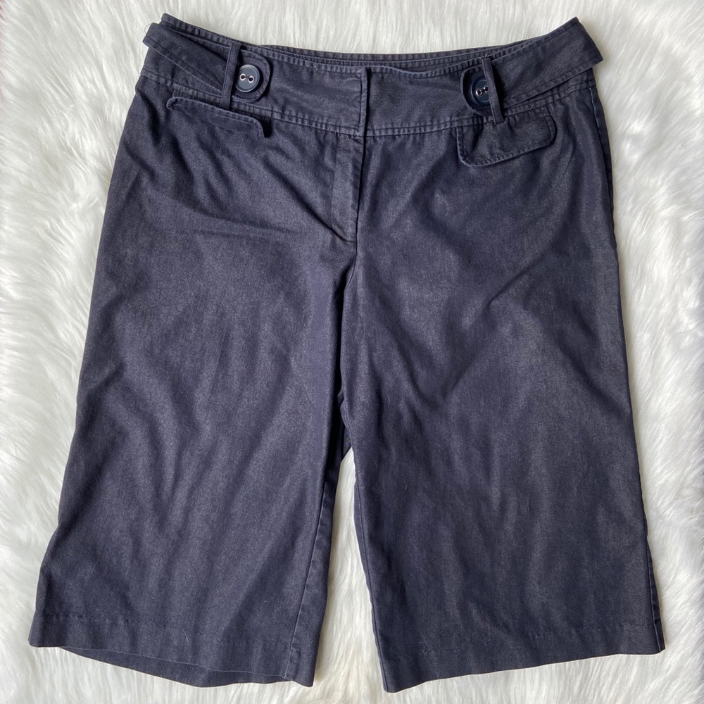 Studio 1940 Blue Bermuda Trouser Shorts
